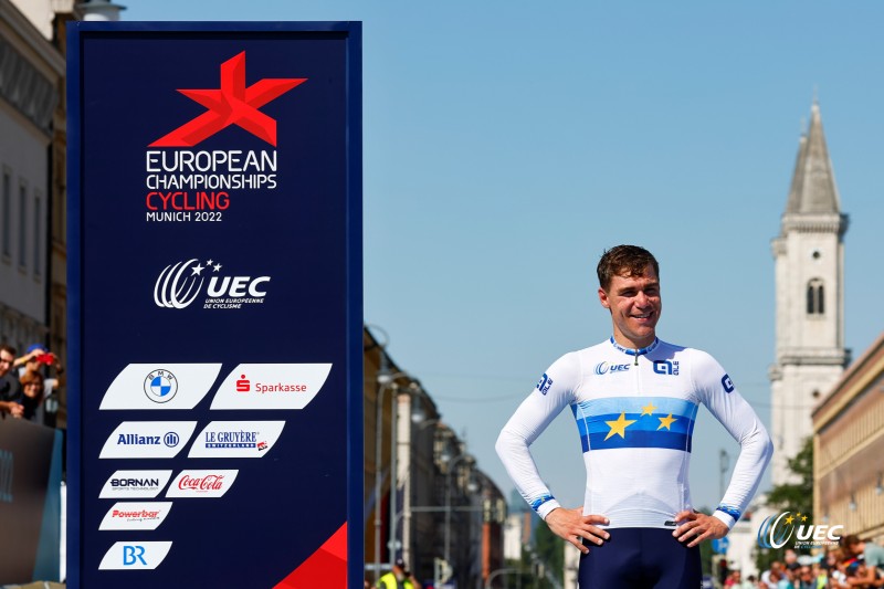 European Championships Munich 2022 - 2022 UEC Road Elite European Championships - Men's Road Race - 14/08/2022 - Fabio Jakobsen (NED) - photo Luca Bettini/UEC/SprintCyclingAgency?2022